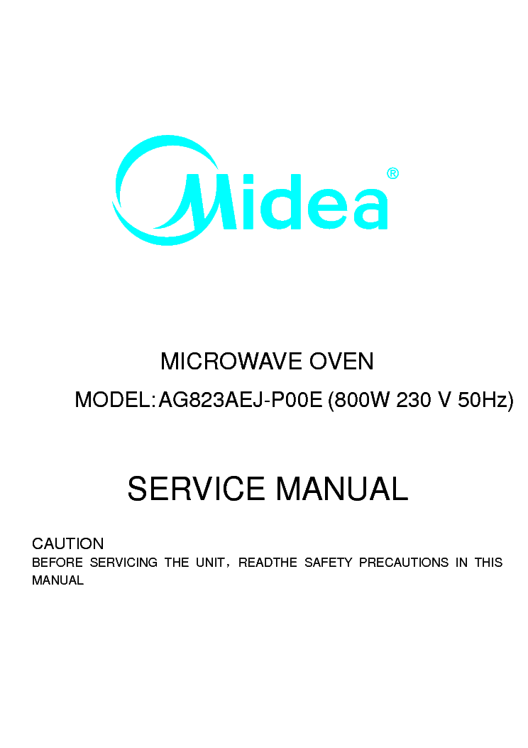 MIDEA MDV-U SERIES Service Manual free download, schematics, eeprom ...