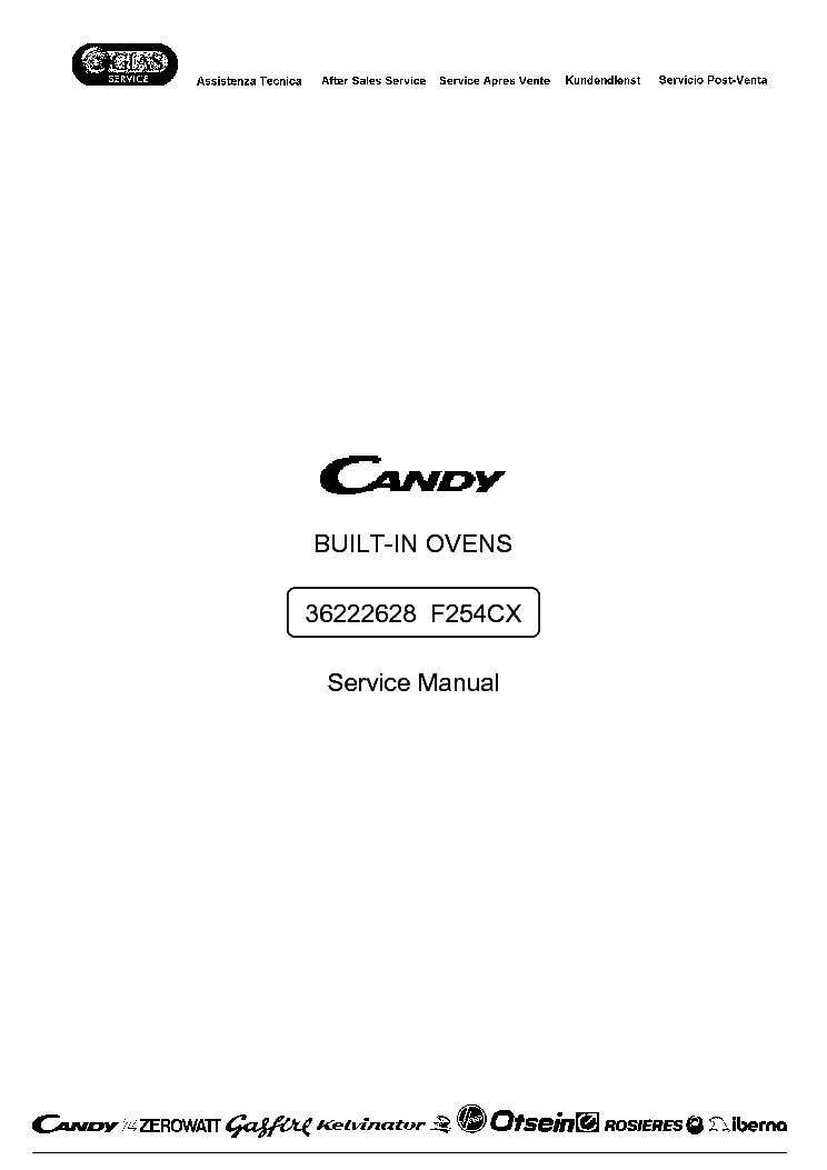 Candy Ctg 1056 Manuale D\u0027uso