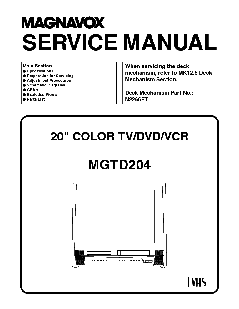Magnavox Tv Repair Manual