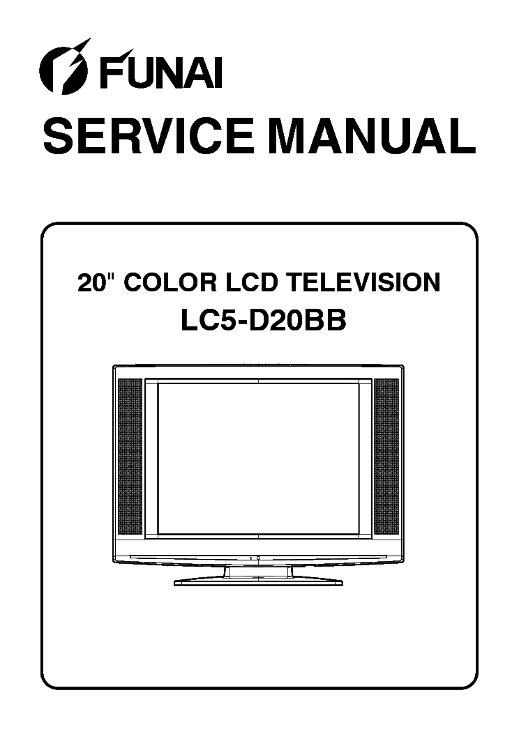 FUNAI LC5-D20BB A7340EP SM Service Manual download, schematics, eeprom