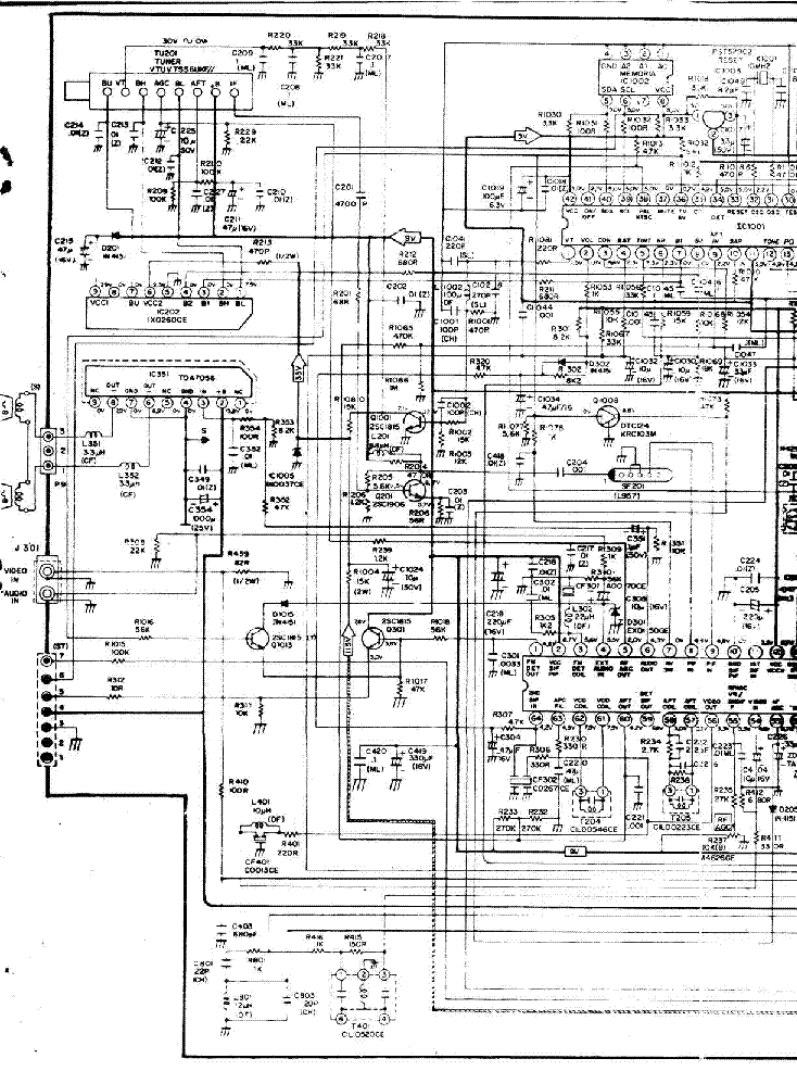 Sharp Tv C1440 20r11 Service Manual Download  Schematics