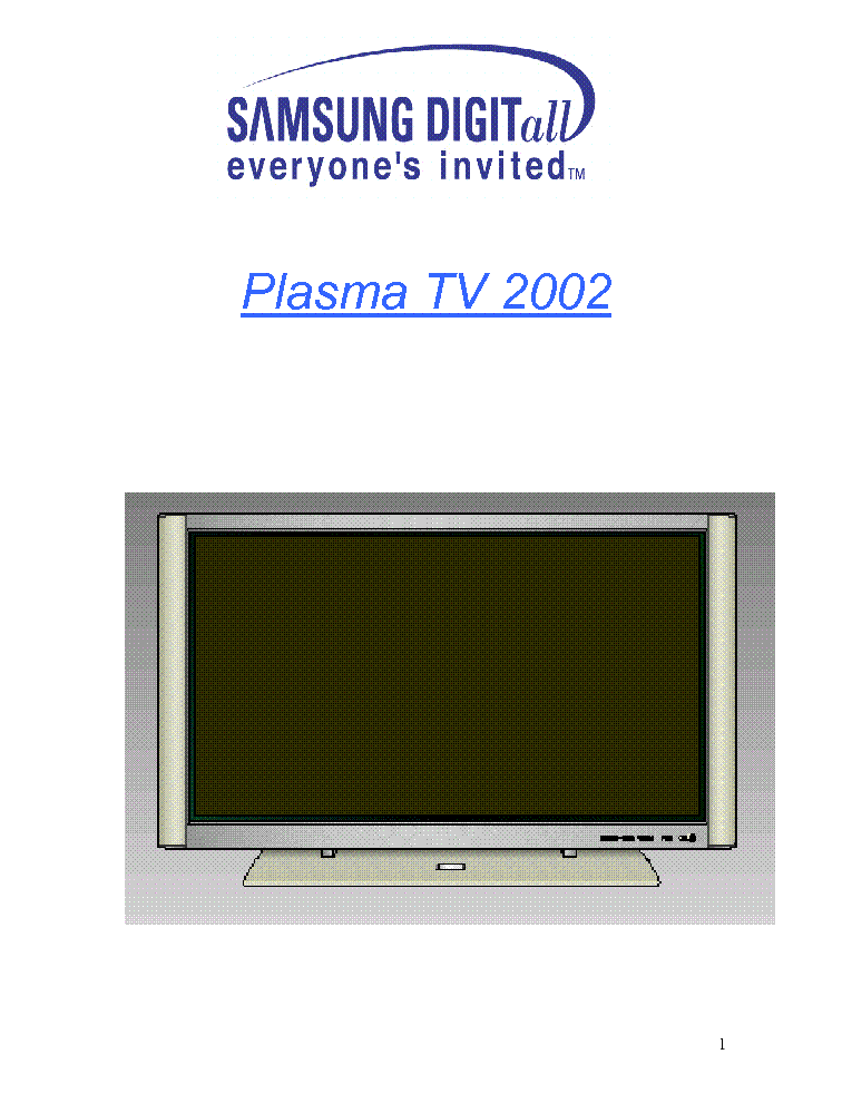 Samsung Plasma Tv 51 Inch Manual
