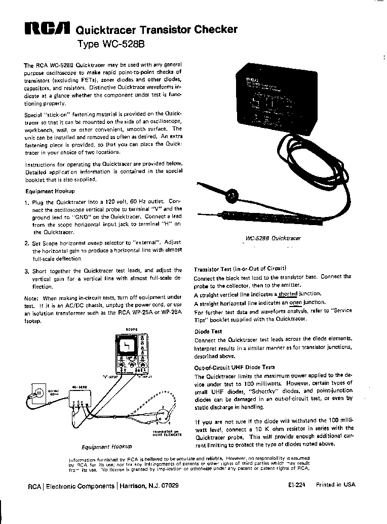 rca transistor manual pdf