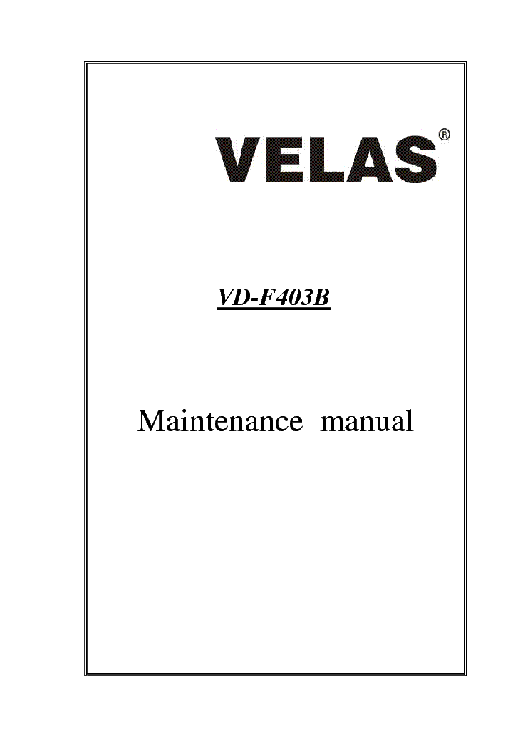 Инструкция Velas Vc-M554