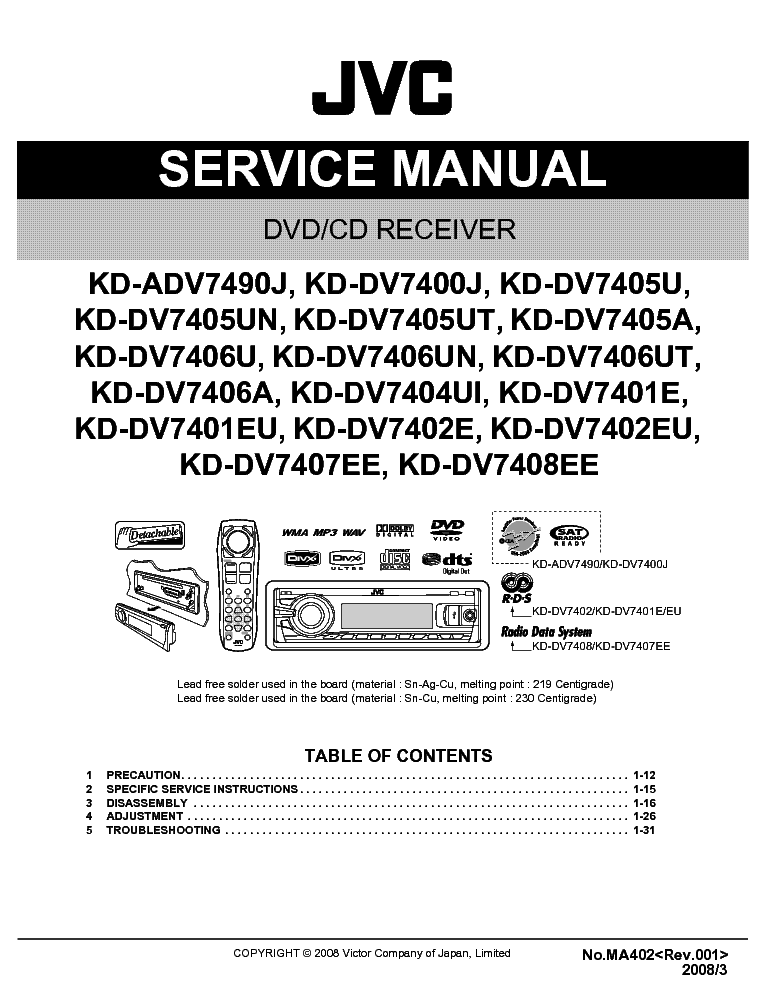 Инструкция К Магнитолы Jvc Kd-Dv 5105