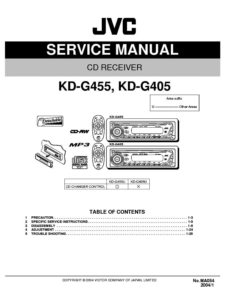 Jvc Kd-g405   -  6