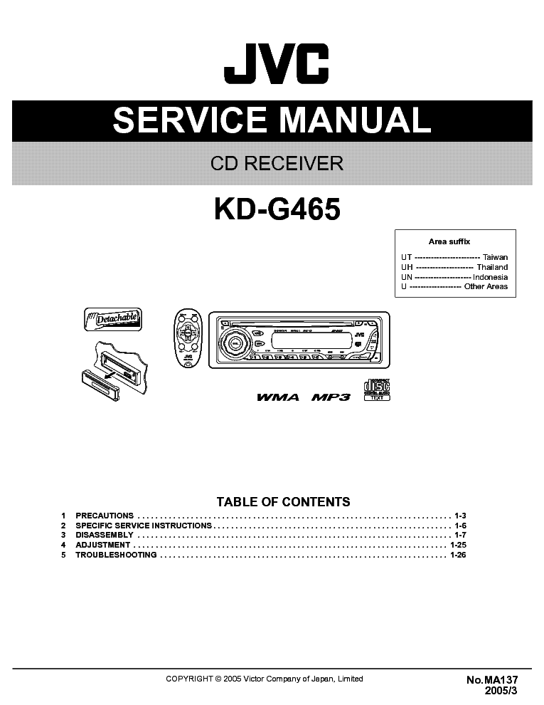 Jvc Kd G465  -  3