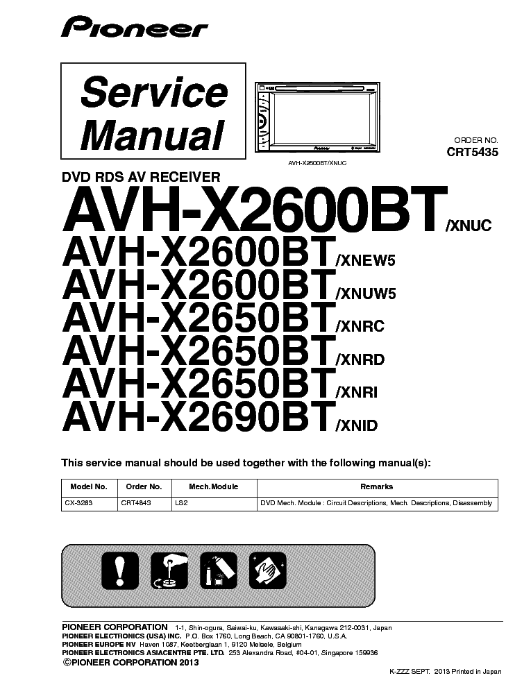 Pioneer Avh-x2600bt  img-1