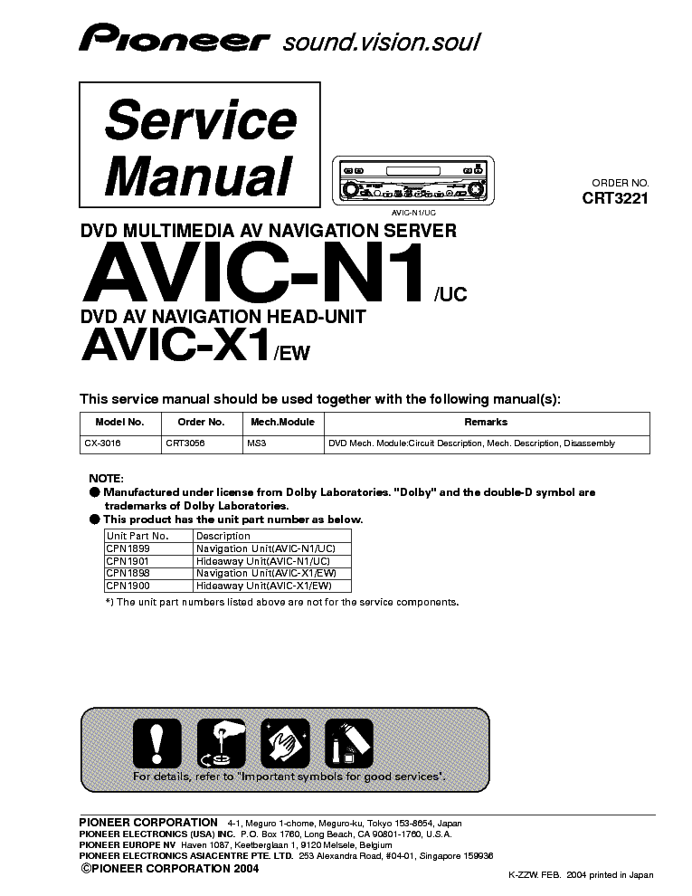  Pioneer Avic X1bt img-1