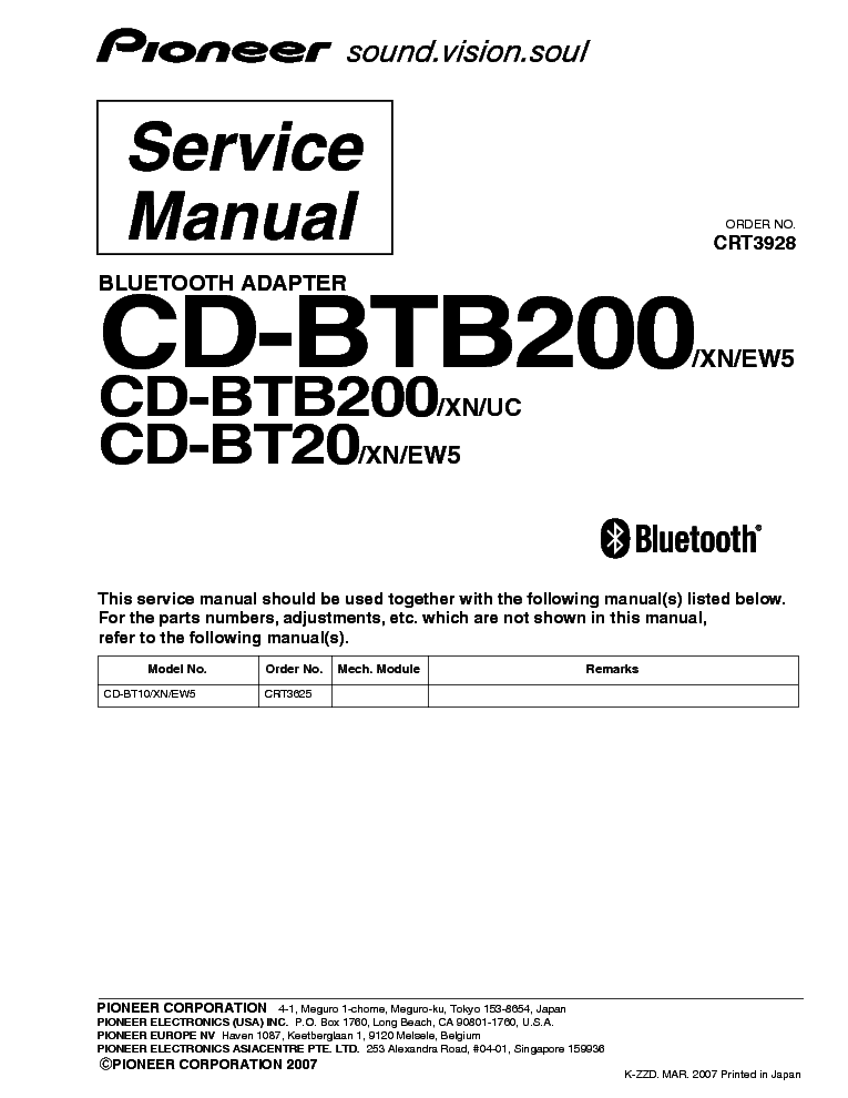 Pioneer Cd-btb200  -  9