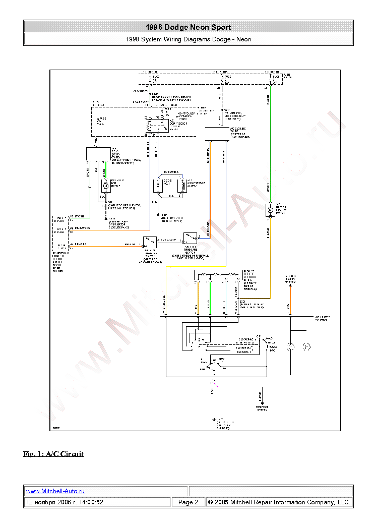 2000 Dodge Neon Radio Wiring from elektrotanya.com