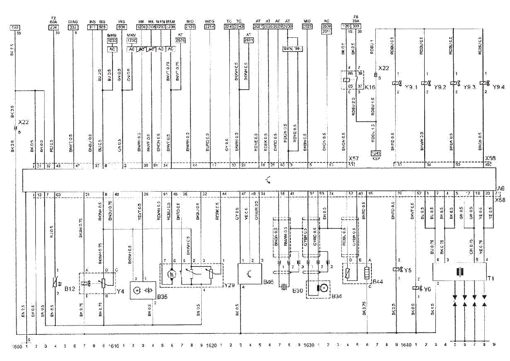 OPEL ZAFIRA X18XE1 ECU SCH Service Manual download ...