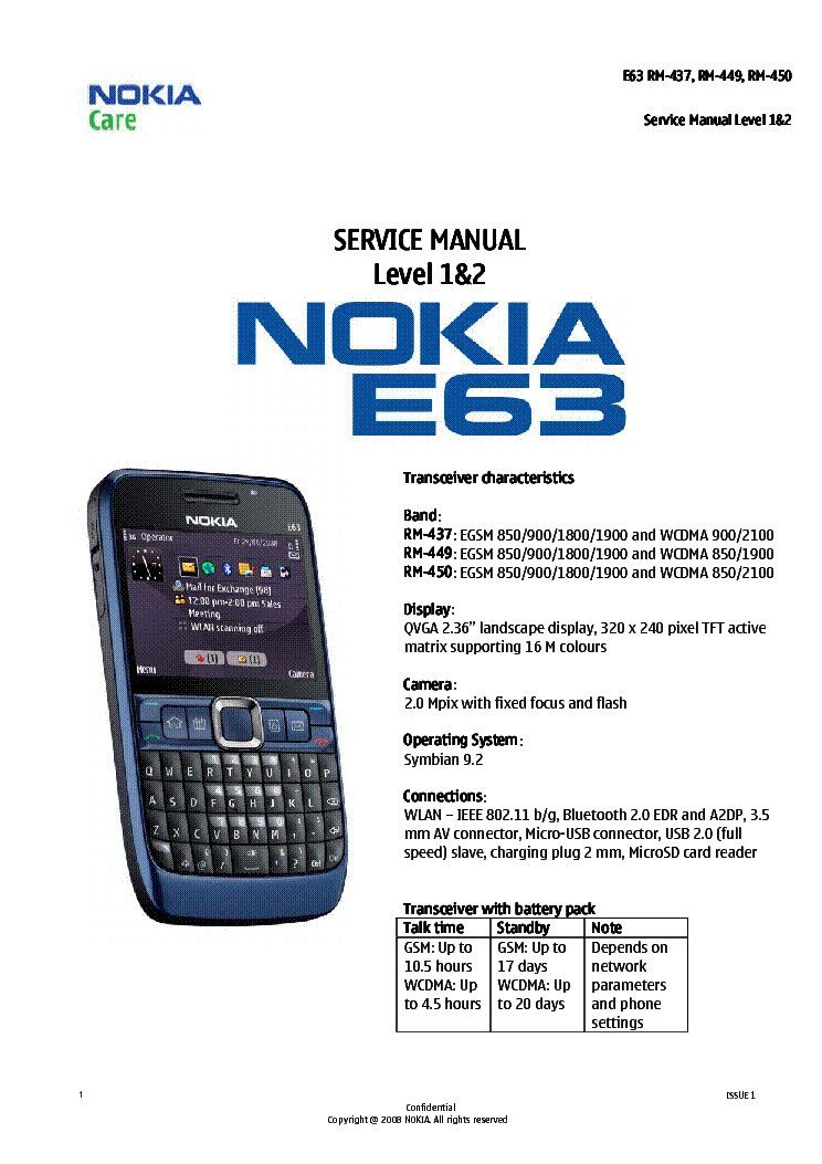 Gratis Firmware Nokia E63 Rm-437 Terbaru