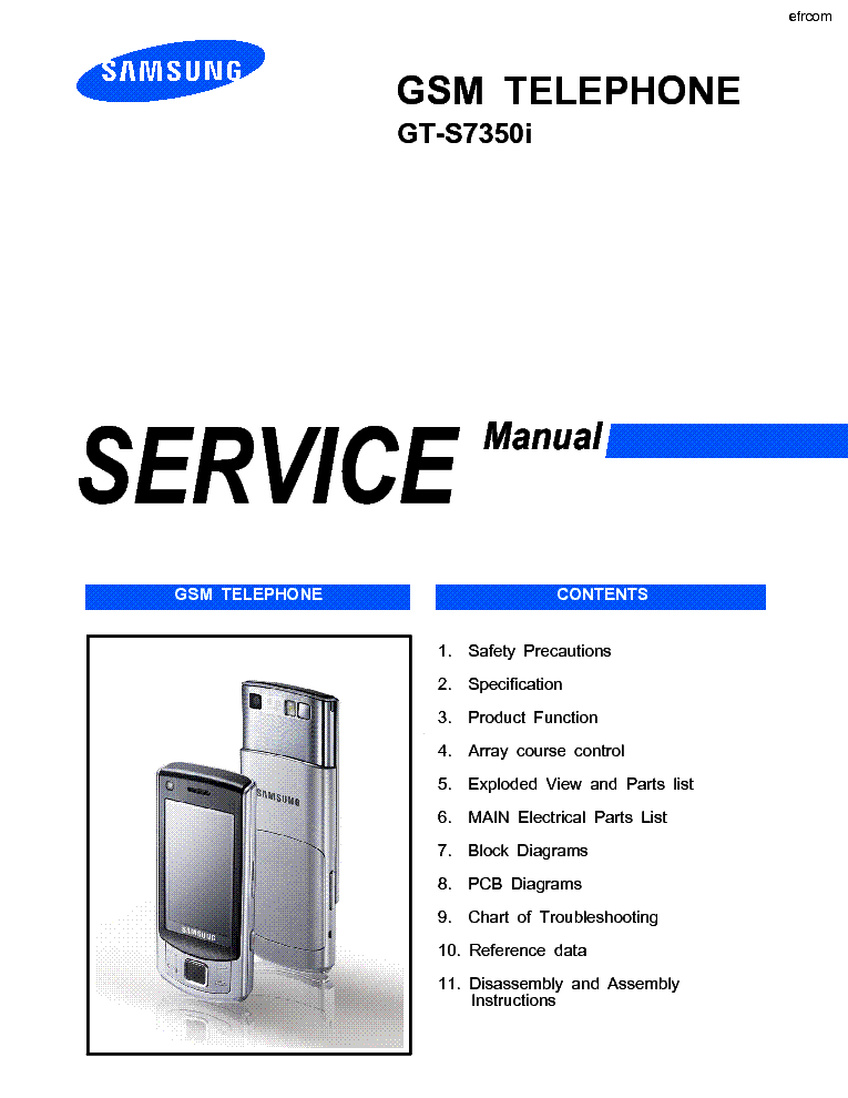 Free Samsung Service Manual Pdf