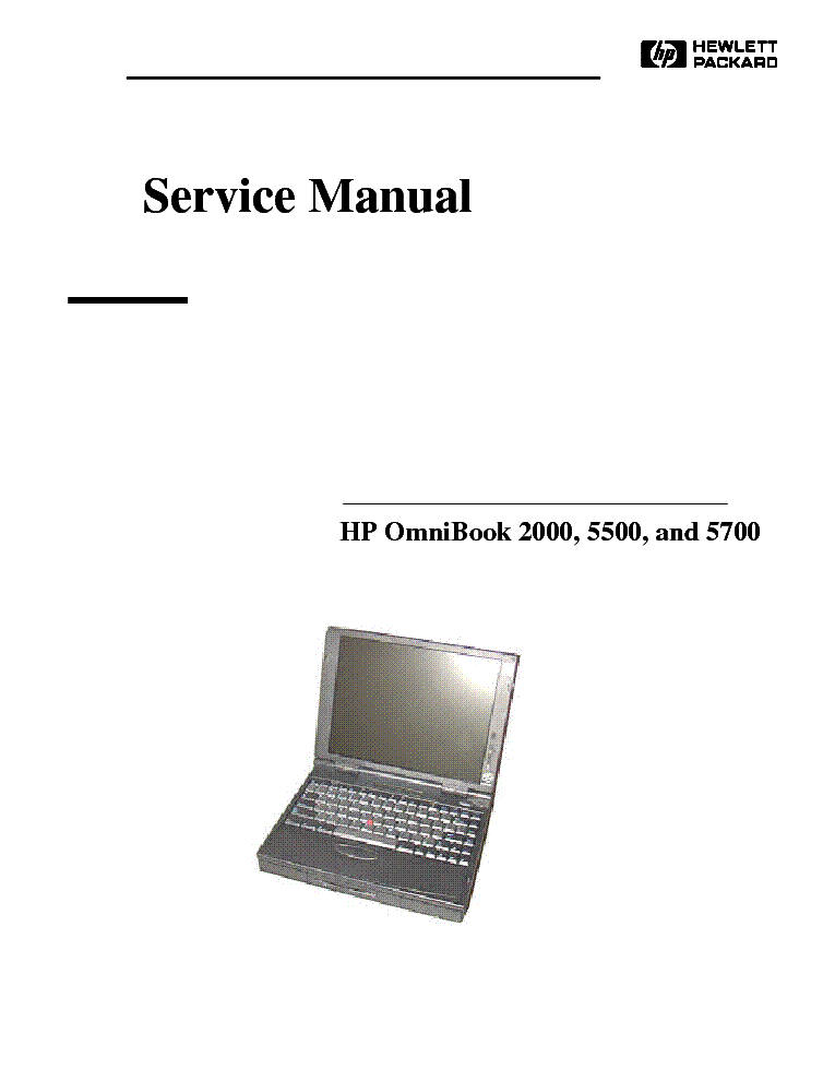 HP OMNIBOOK 2000 SM Service Manual free download, schematics, eeprom ...