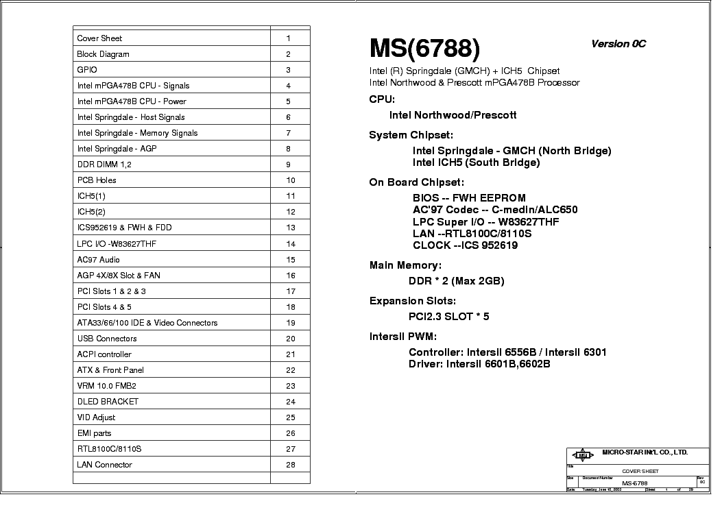 Ms 6564 Motherboard Audio Driver