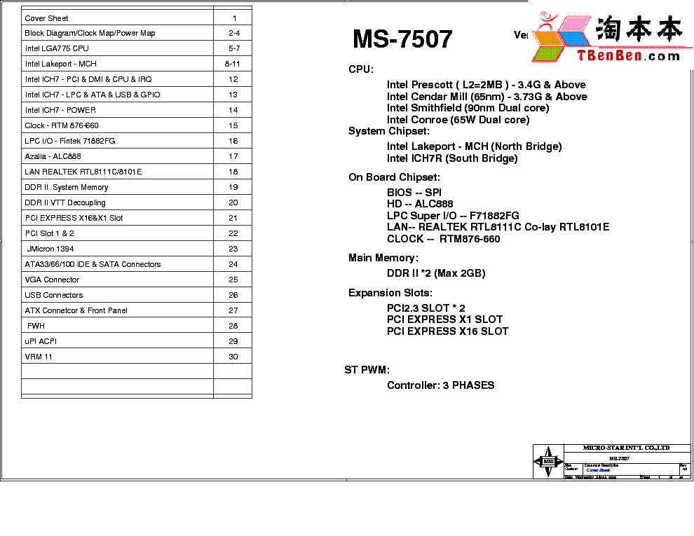 Ms 7507 ver 1.0 