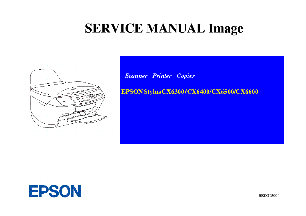 stylus service manual cx6600 epson