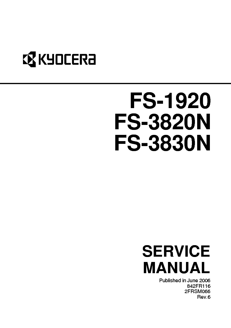 Инструкция к принтеру kyocera fs 1920