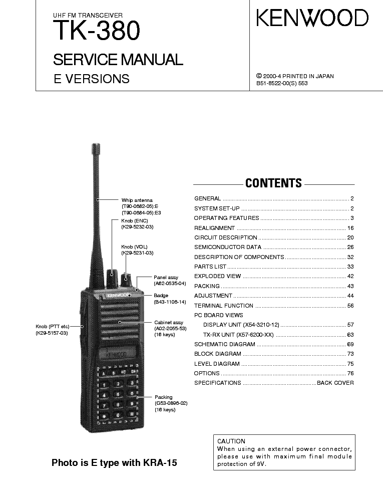 Инструкция К Радиостанции Kenwood Tk-308
