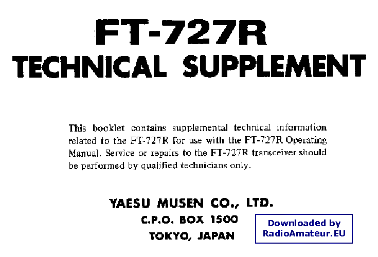 yaesu 5200 qwners manual