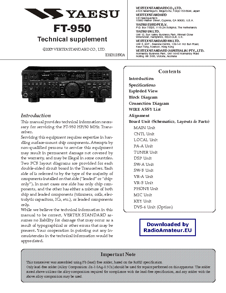 инструкция Ft 950 img-1