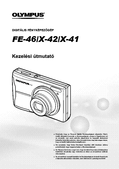 olympus x-42 manual