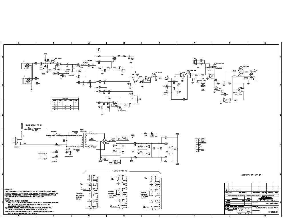 AMPEG BA-115 Service Manual free download, schematics, eeprom, repair