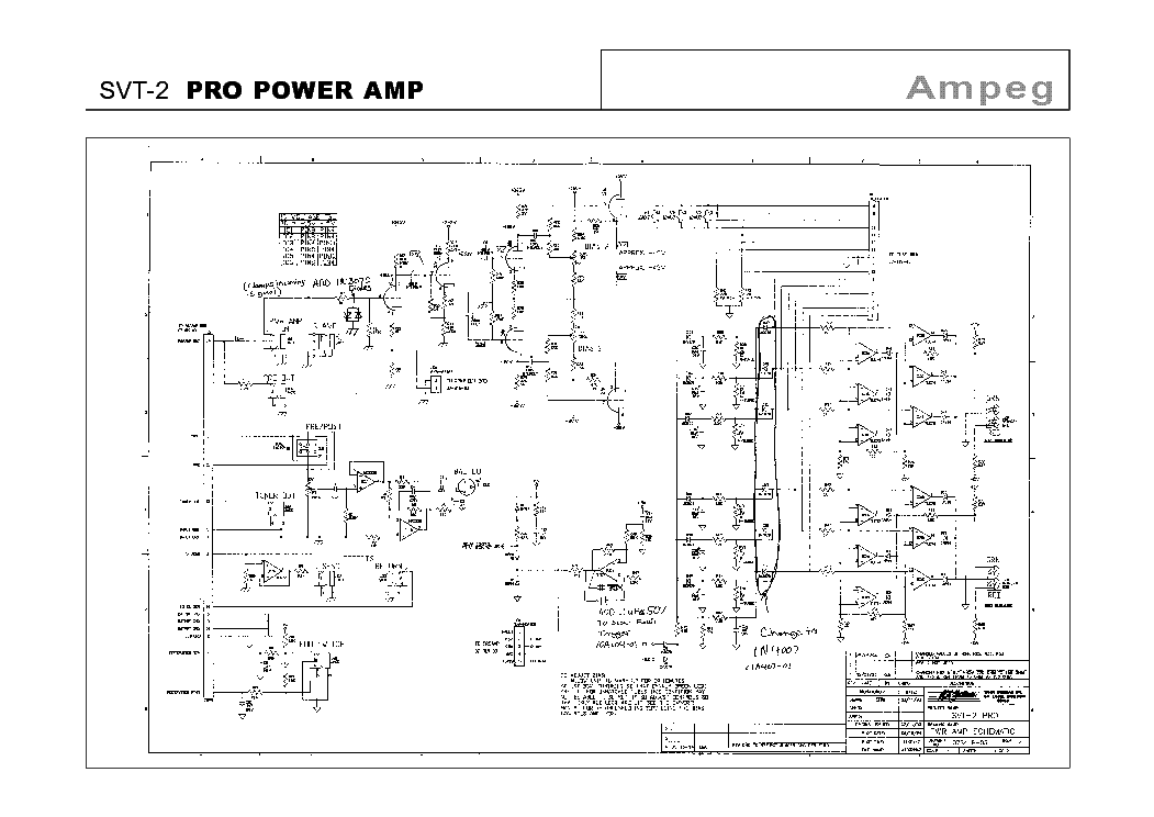 professional power amplifier service manual