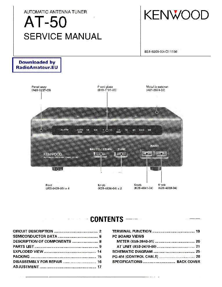 kenwood at 50 service manual