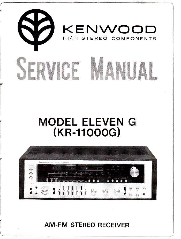 Kenwood Mdx-G1 Service Manual