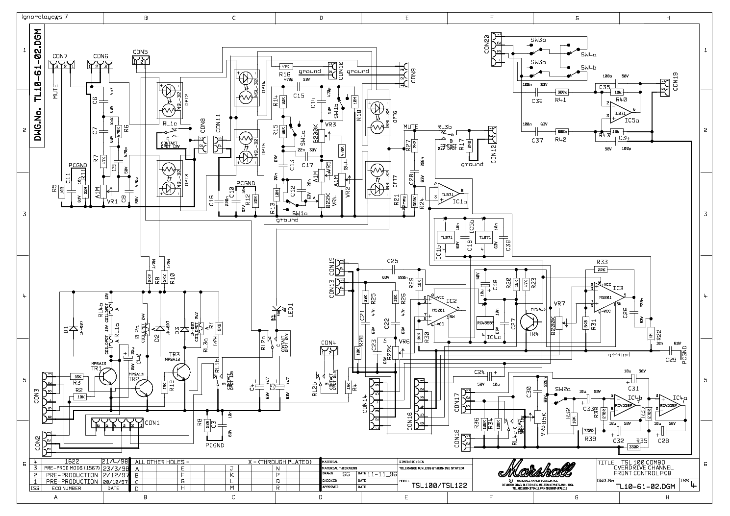 Image Result For Marshall Dsl15h Schematic