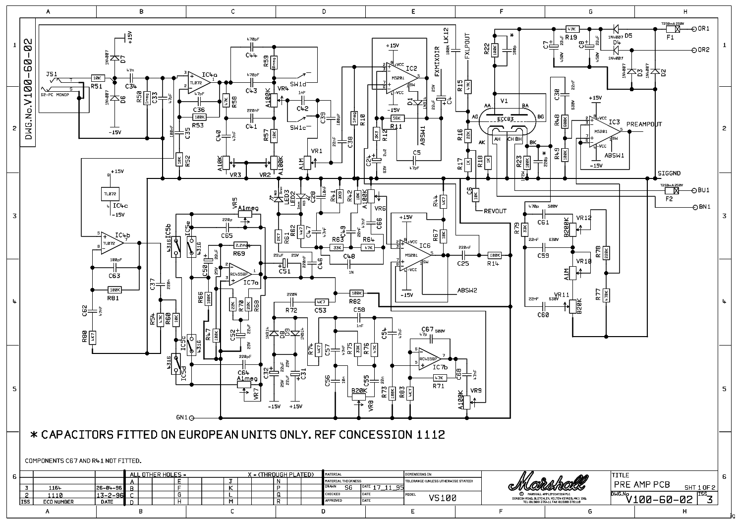 Marshall Jcm 2000 Dsl 50 Schematic Design