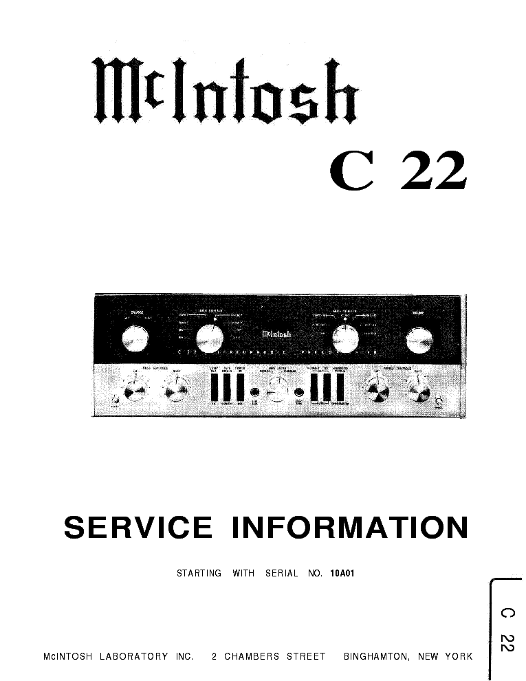 Mcintosh C22