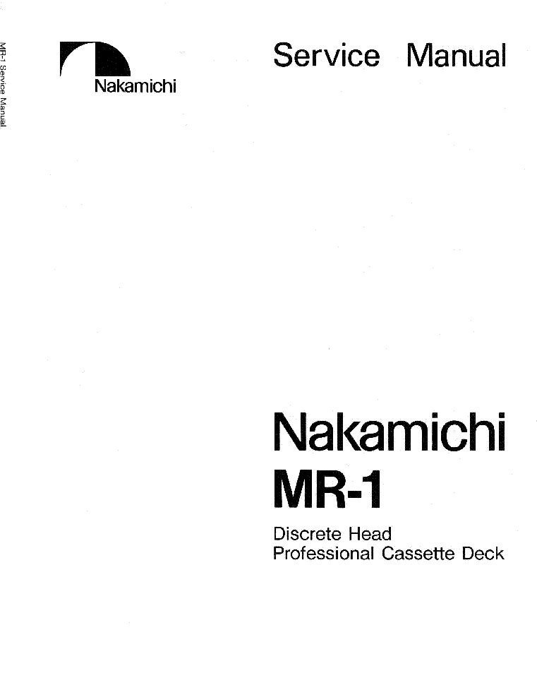 brochure nakamichi manual deck