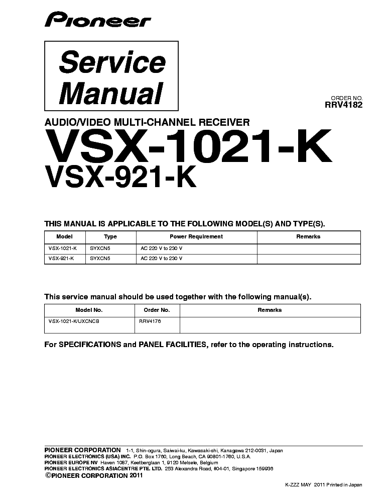  Pioneer Vsx 921 K -  4