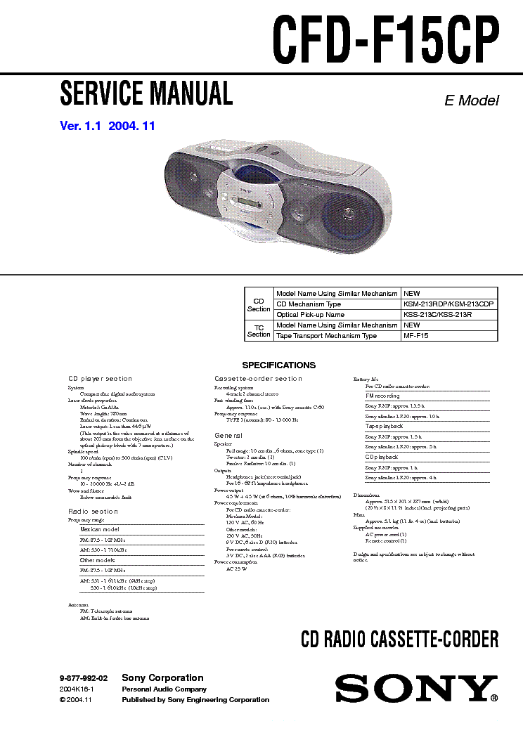 SONY STR-DE715 SCH Service Manual free download, schematics, eeprom