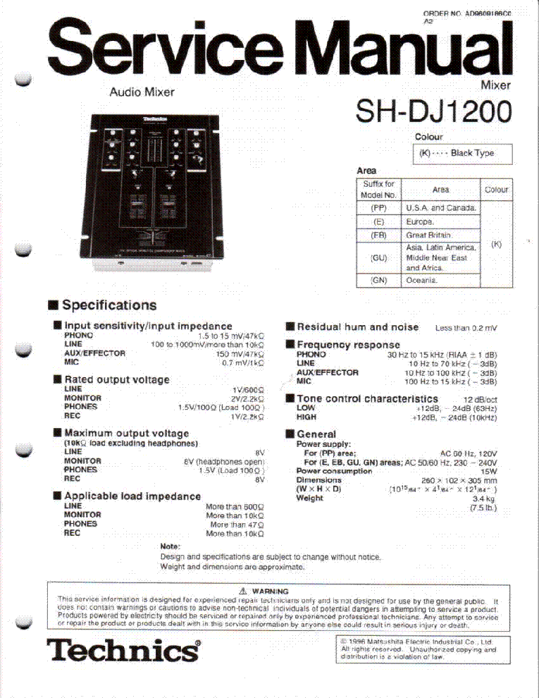 Technics 1210 Mk5 Pdf