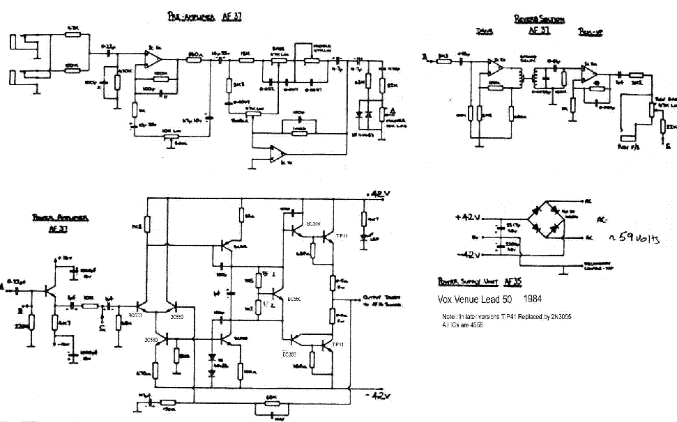 Vox Venue Lead 50 Service Manual Free Download Schematics
