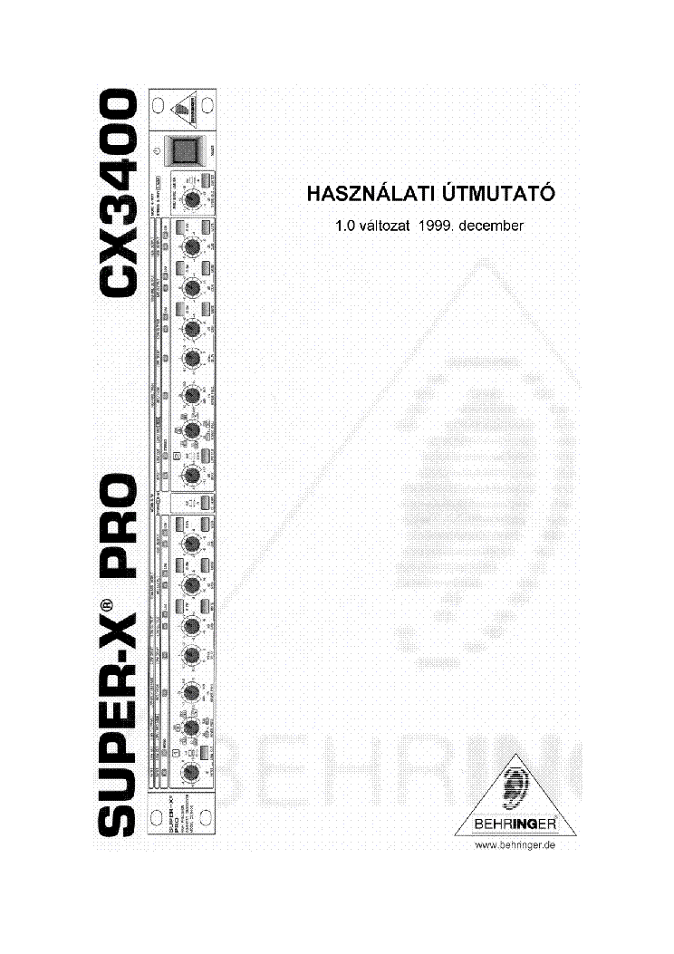 Behringer Xenyx 502 Manual