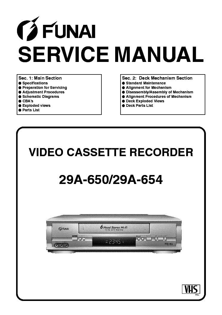 Funai 29A-650 Manual