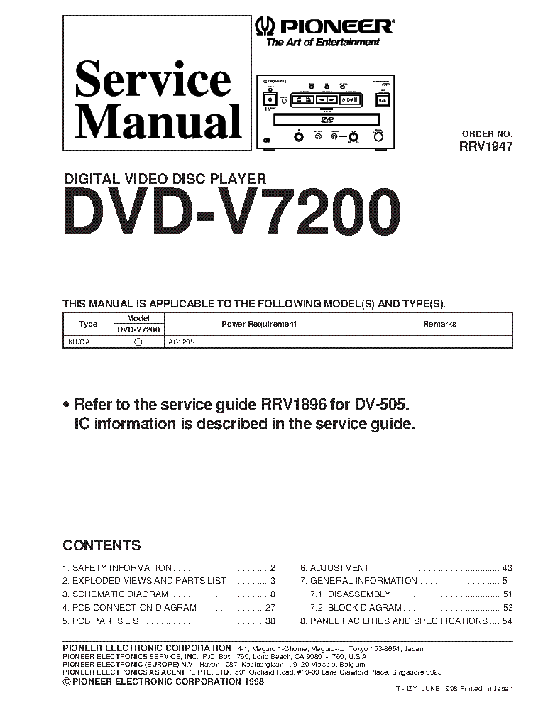 Dvl 919 Manual Pioneer