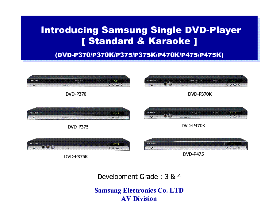 Samsung Dvd-p470k  -  7