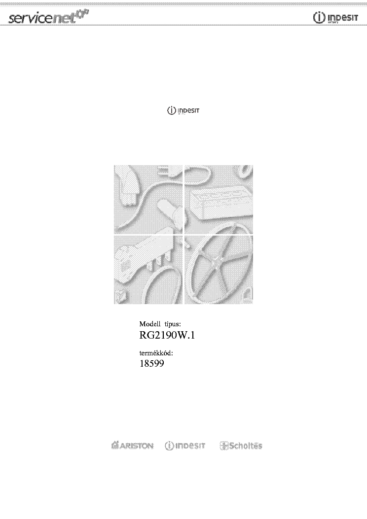 INDESIT RG2190W.1 service manual