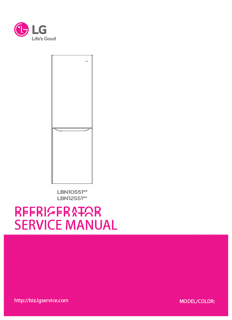 LG LBN10551PS service manual