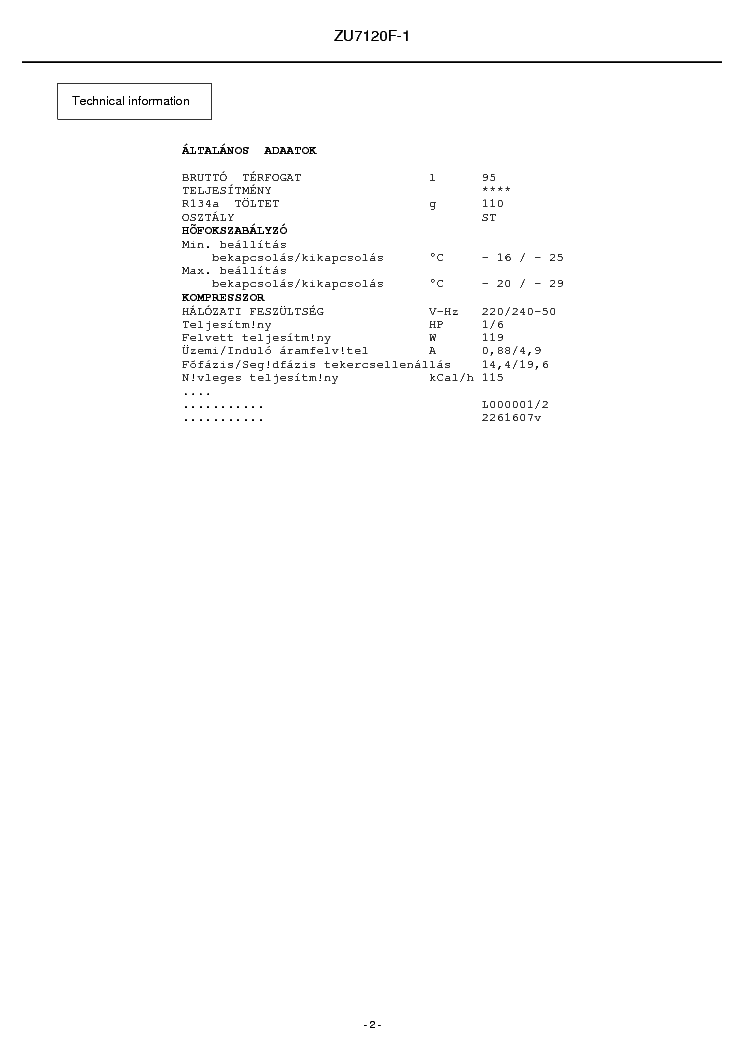 ZANUSSI ZU 7120F-1 Service Manual download, schematics, eeprom, repair ...