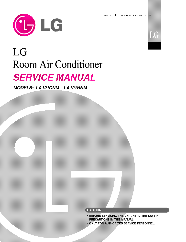 LG LA121CNM LA121HNM service manual