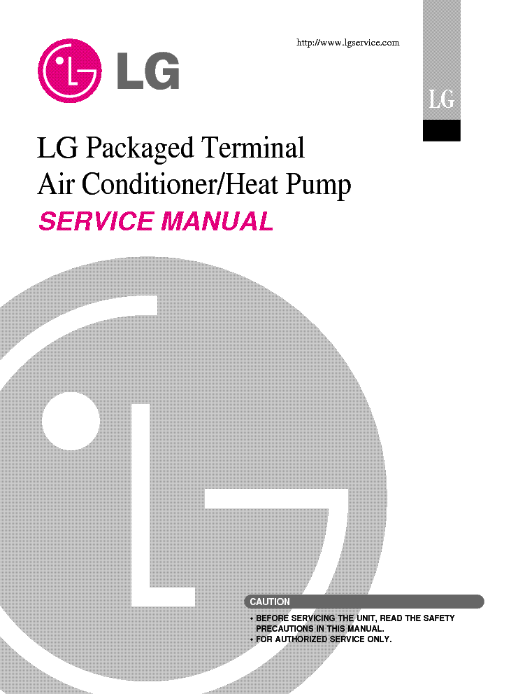 LG LP090CED-LP150CED service manual