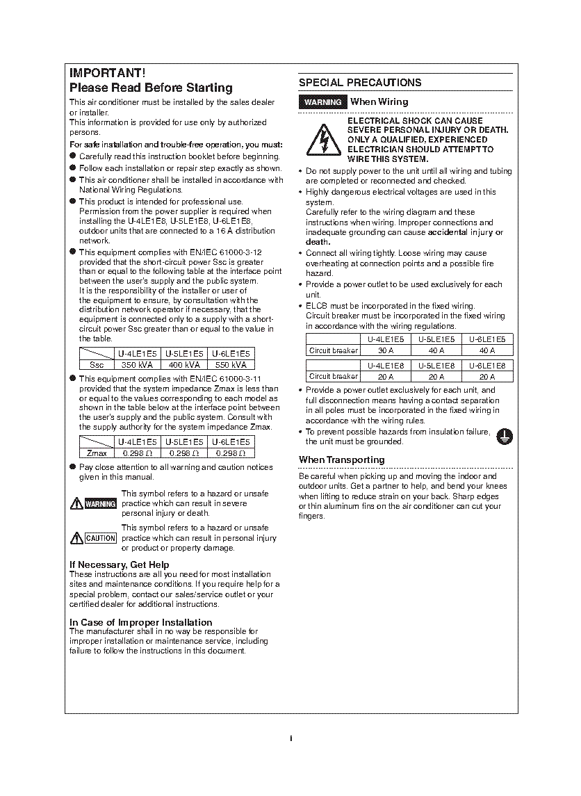 PANASONIC SM830196-00 U-4LE1E5 U-5LE1E5 U-6LE1E5 U-4LE1E8 U-5LE1E8 U-6LE1E8 TEST-RUN SM service manual (2nd page)