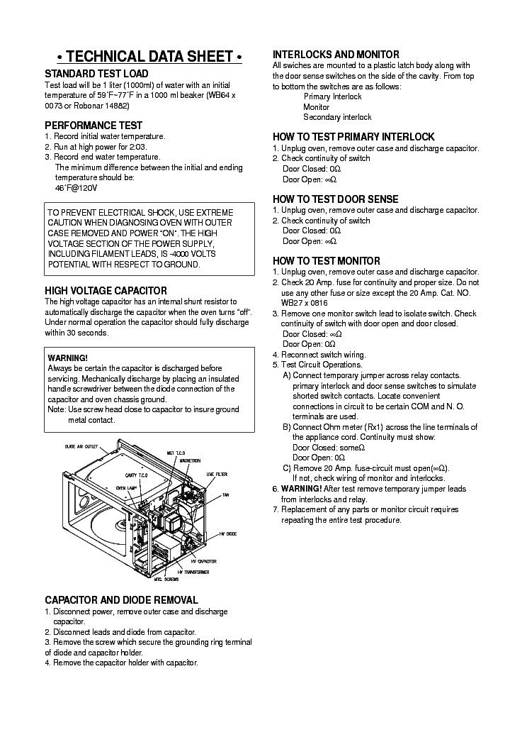 DAEWOO KOGEAU-JEZE2106 Service Manual download, schematics, eeprom ...